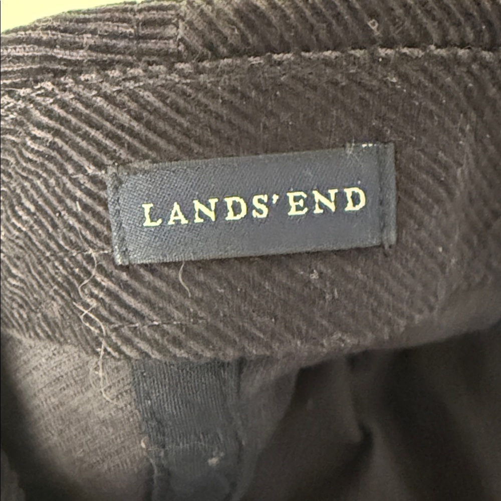 Lands’ End Navy Corduroy Flat Cap Hat Size Large - Picture 6 of 7
